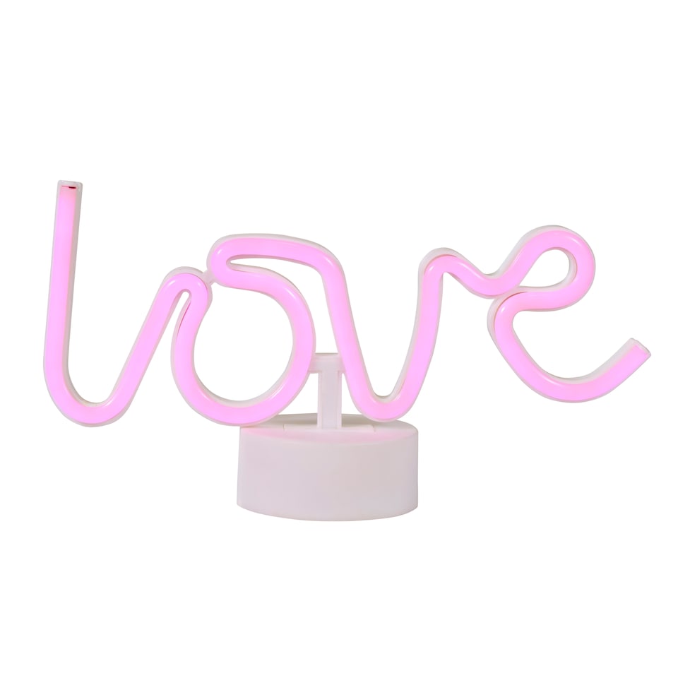 Glow Pink Love Neon Light
