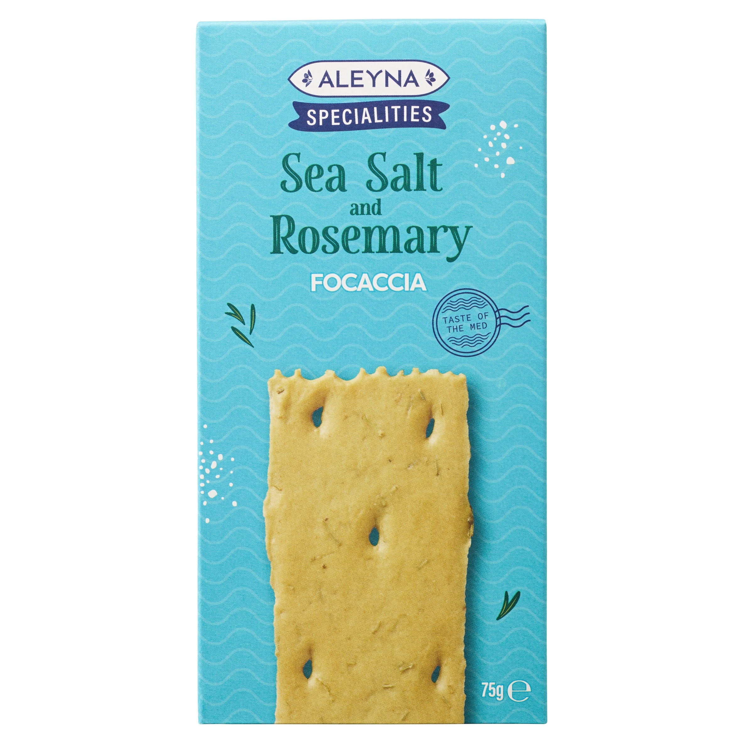 Aleyna Specialities Sea Salt and Rosemary Focaccia 75g