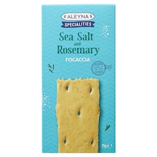 Aleyna Specialities Sea Salt and Rosemary Focaccia 75g