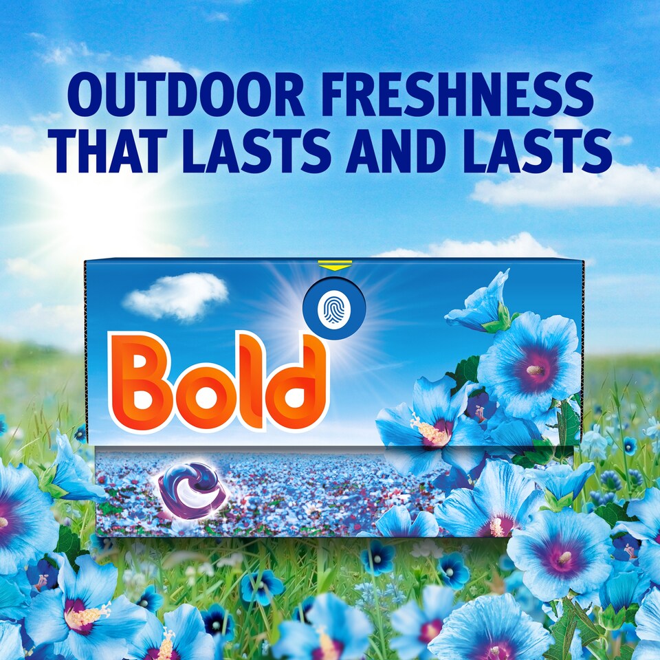 image 1 of Bold Built-in stain remover and Lenor softener Laundry Detergent Spring Awakening 60 Washes 1182g