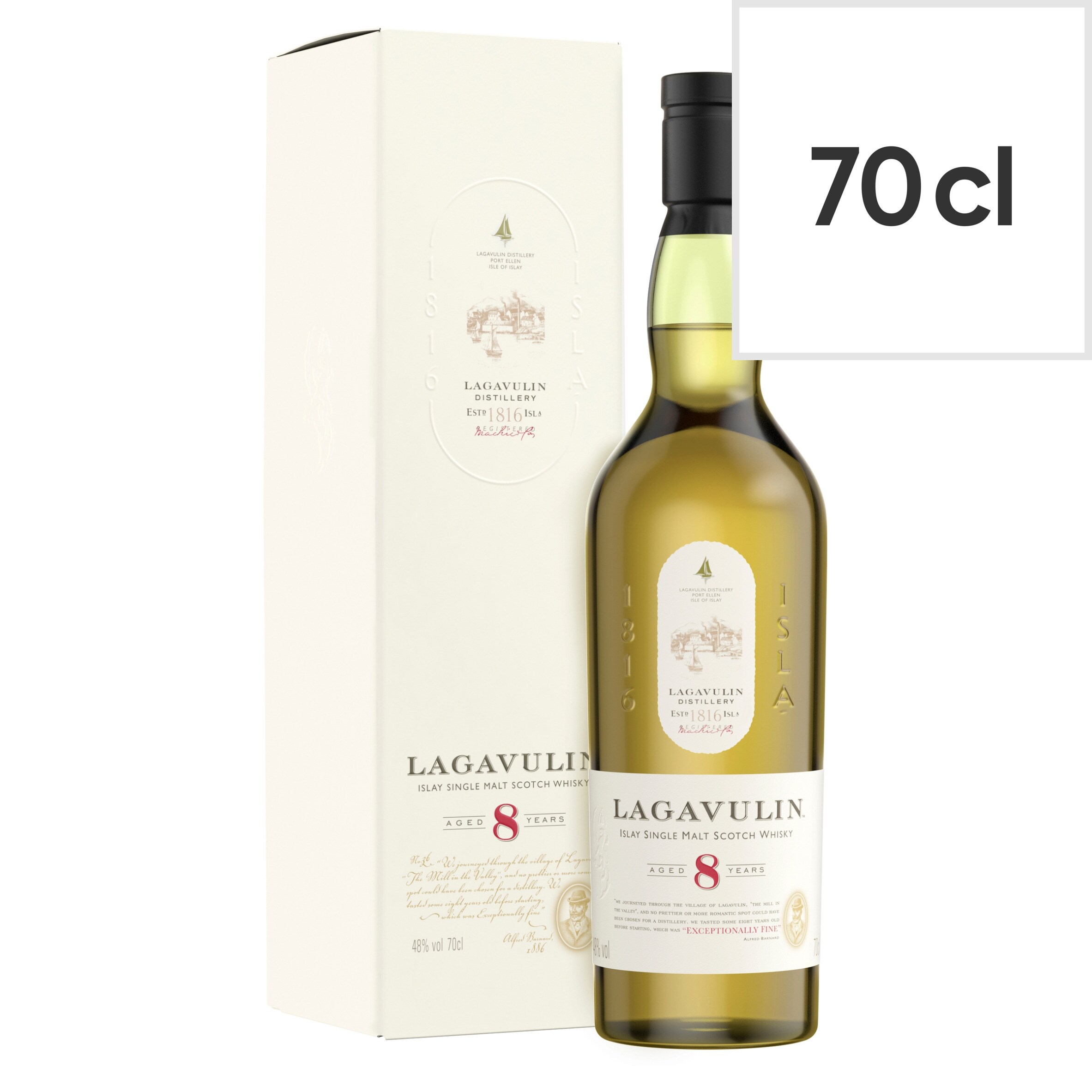 Lagavulin 8 Year Old Single Malt Scotch Whisky 70cl