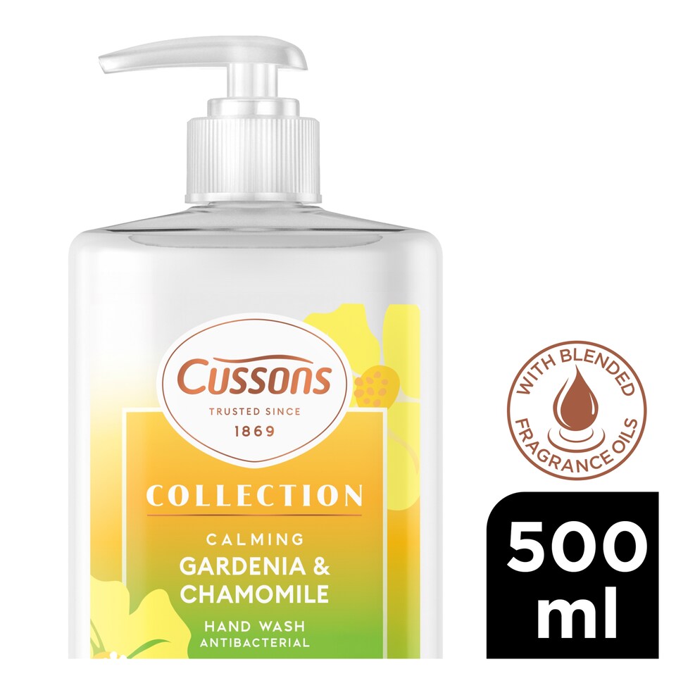 CUSSONS COLLECTION HANDWASH GARDENIA & CHAMOMILE 500ML  