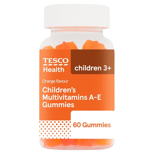 Tesco Health 60 Childrens Multivitamins Orange Gummies Tesco Groceries