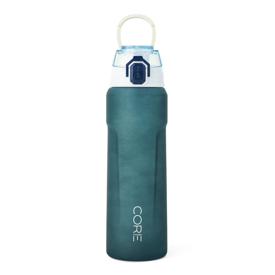 image 1 of Core Kitchen Blue Pinnacle Dual Function Water Bottle 1L