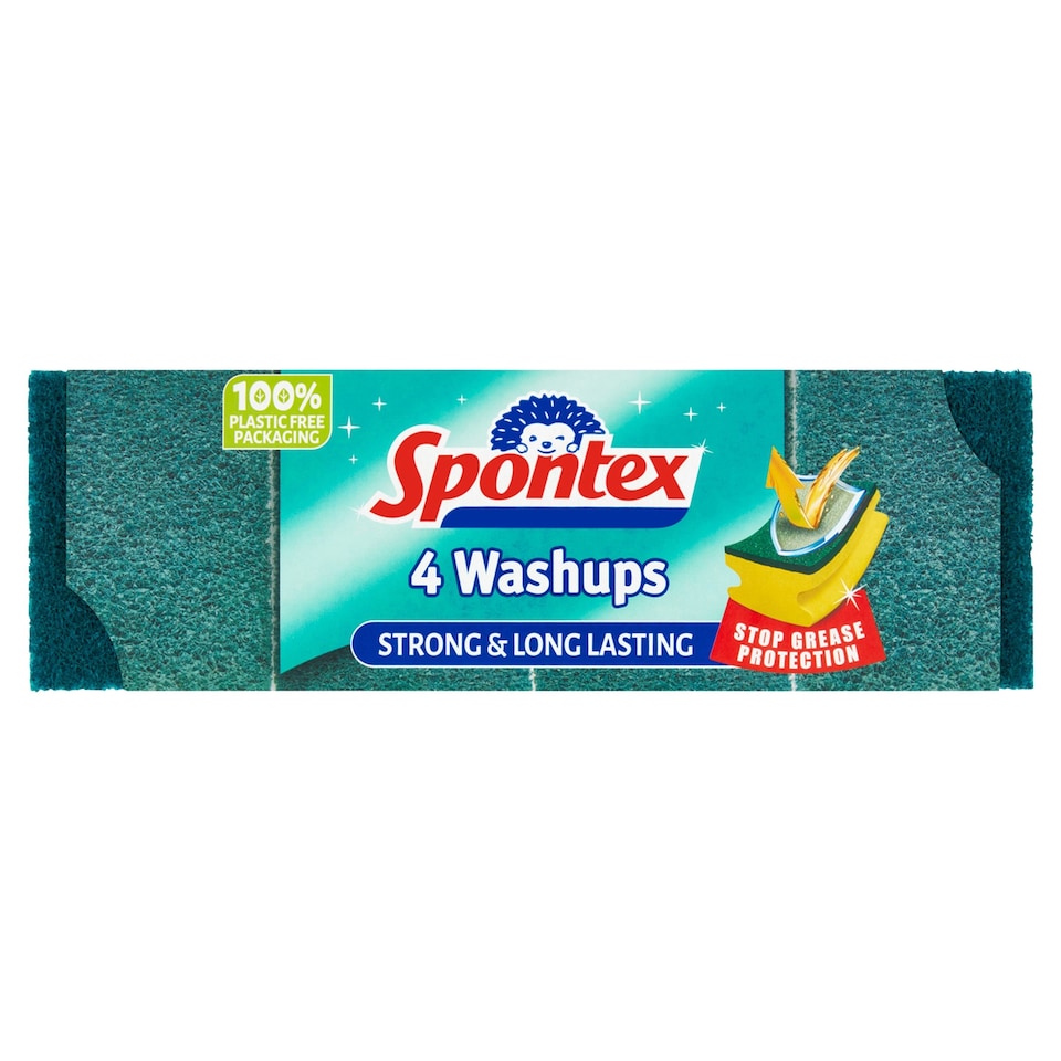 image 1 of Spontex Washups Value 4 Pack