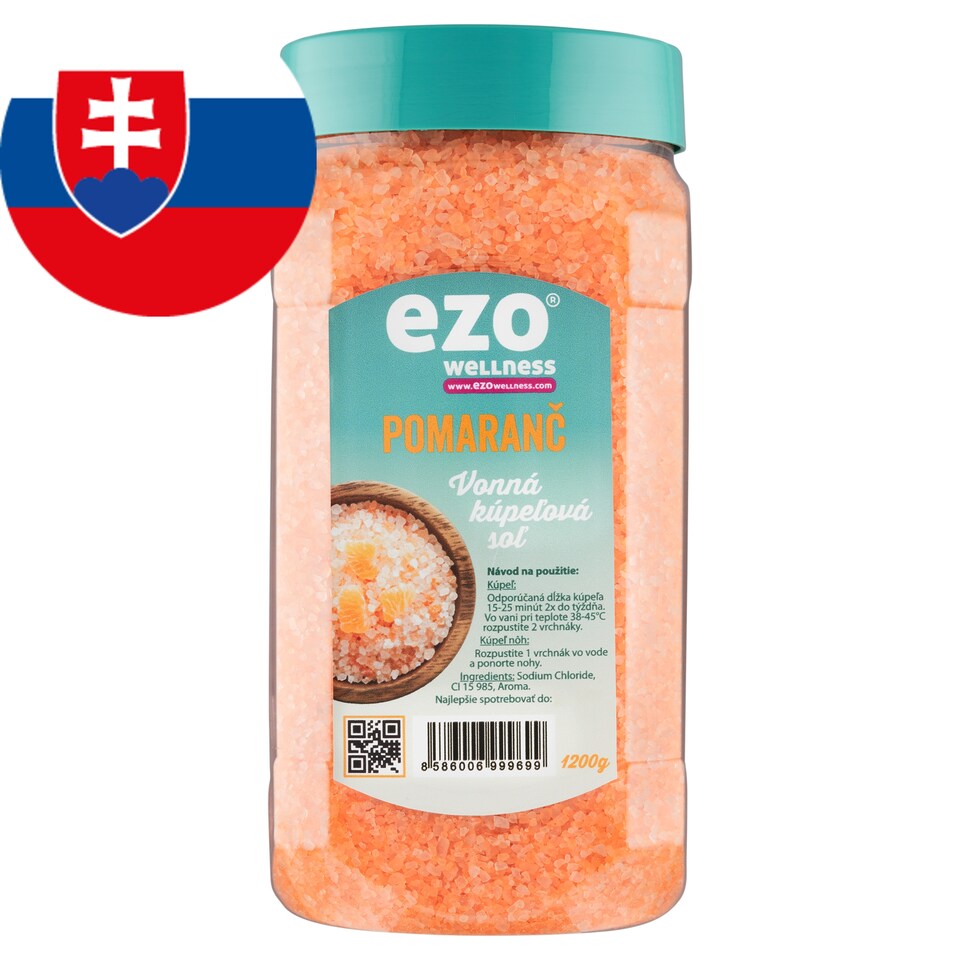 image 1 of Ezo Wellness Orange Scented Bath Salt 1200 g