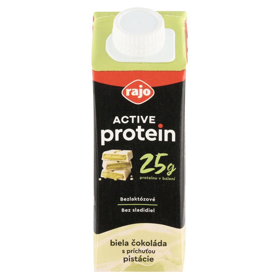 image 1 of Rajo Active Protein White Chocolate with Pistachio Flavor 250 ml