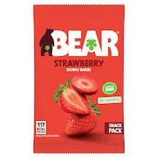 BEAR Fruit Dried Strawberries Snack Pack 35g