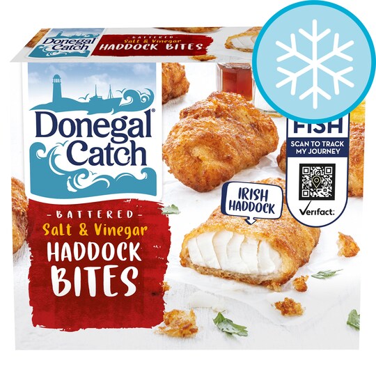 Donegal Catch Salt & Vinegar Haddock Bites 270G Tesco Groceries