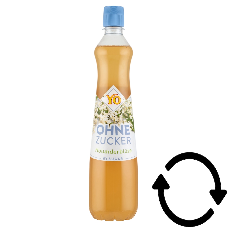 Yo Elderflower Flavoured Syrup with Sweeteners 0,7 l