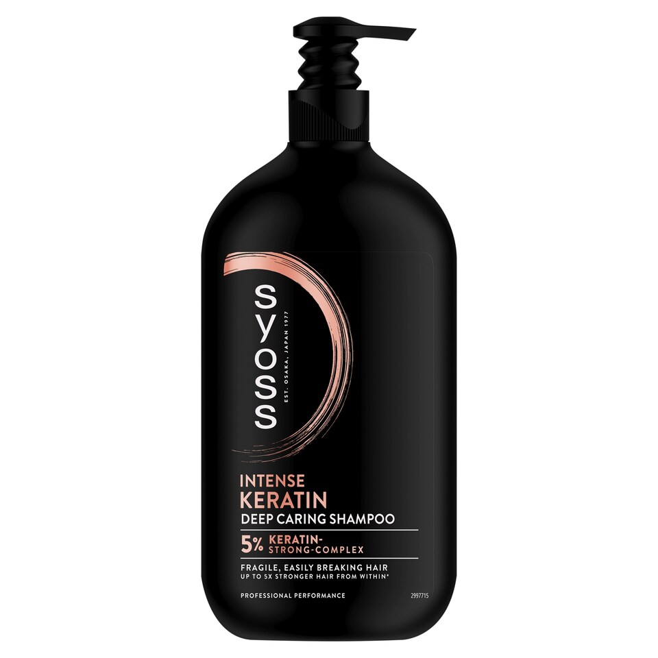 obrázok 1 z Syoss Intense Keratin šampón pre krehké, ľahko se lámajúce vlasy 750 ml