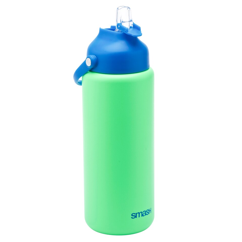 image 1 of Smash Green/Blue Neon Icon Sipper Bottle 1.1L
