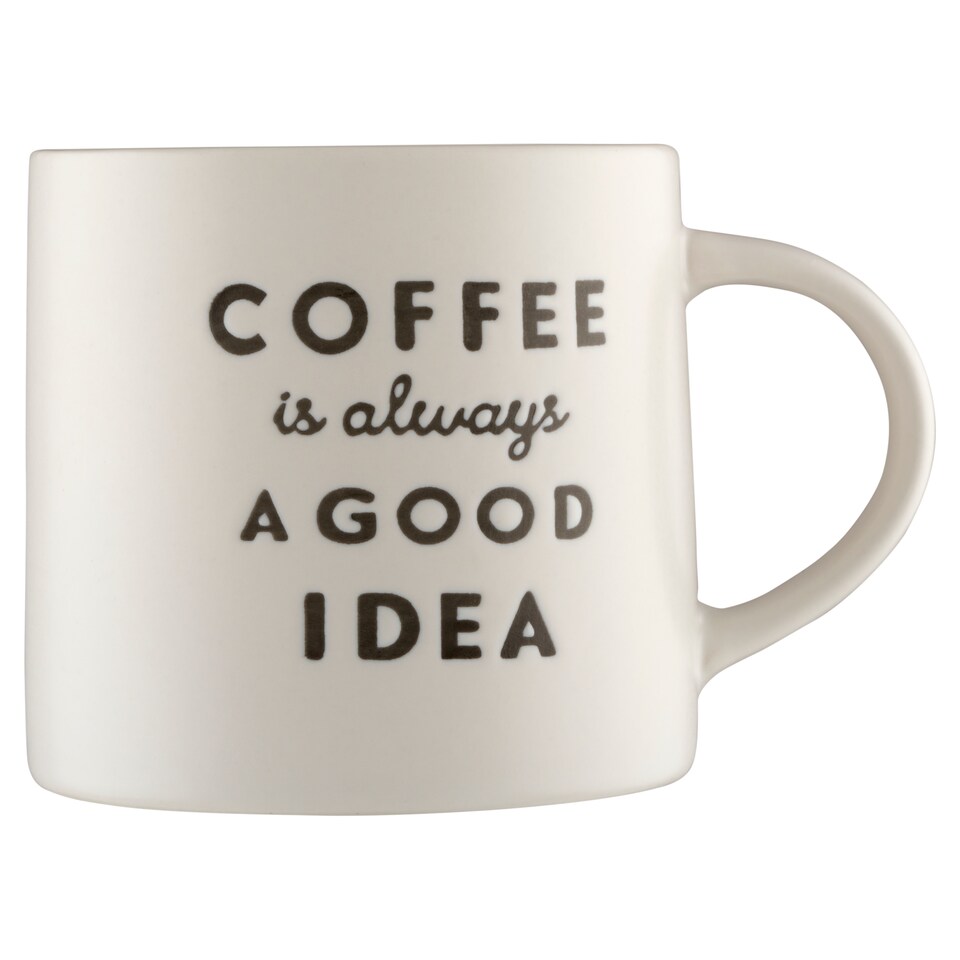 Tesco Coffee slogan embosovaný hrnček 