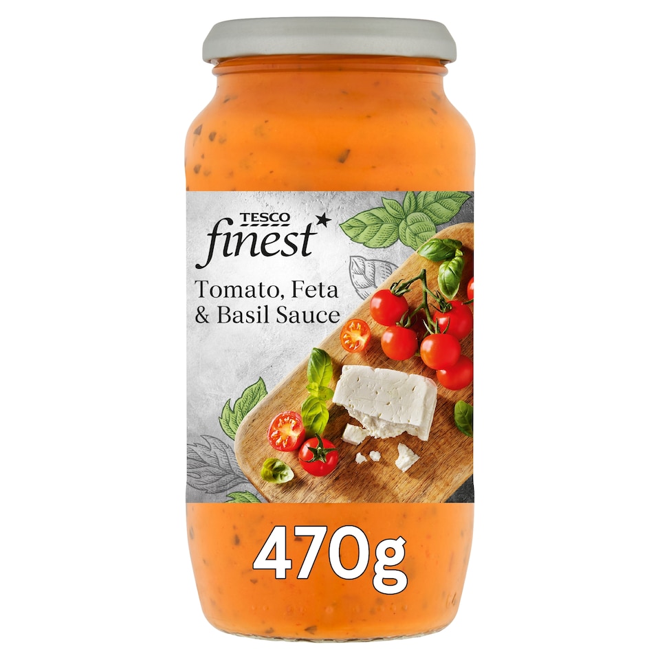 Tesco Finest Tomato, Feta & Basil Sauce 470g
