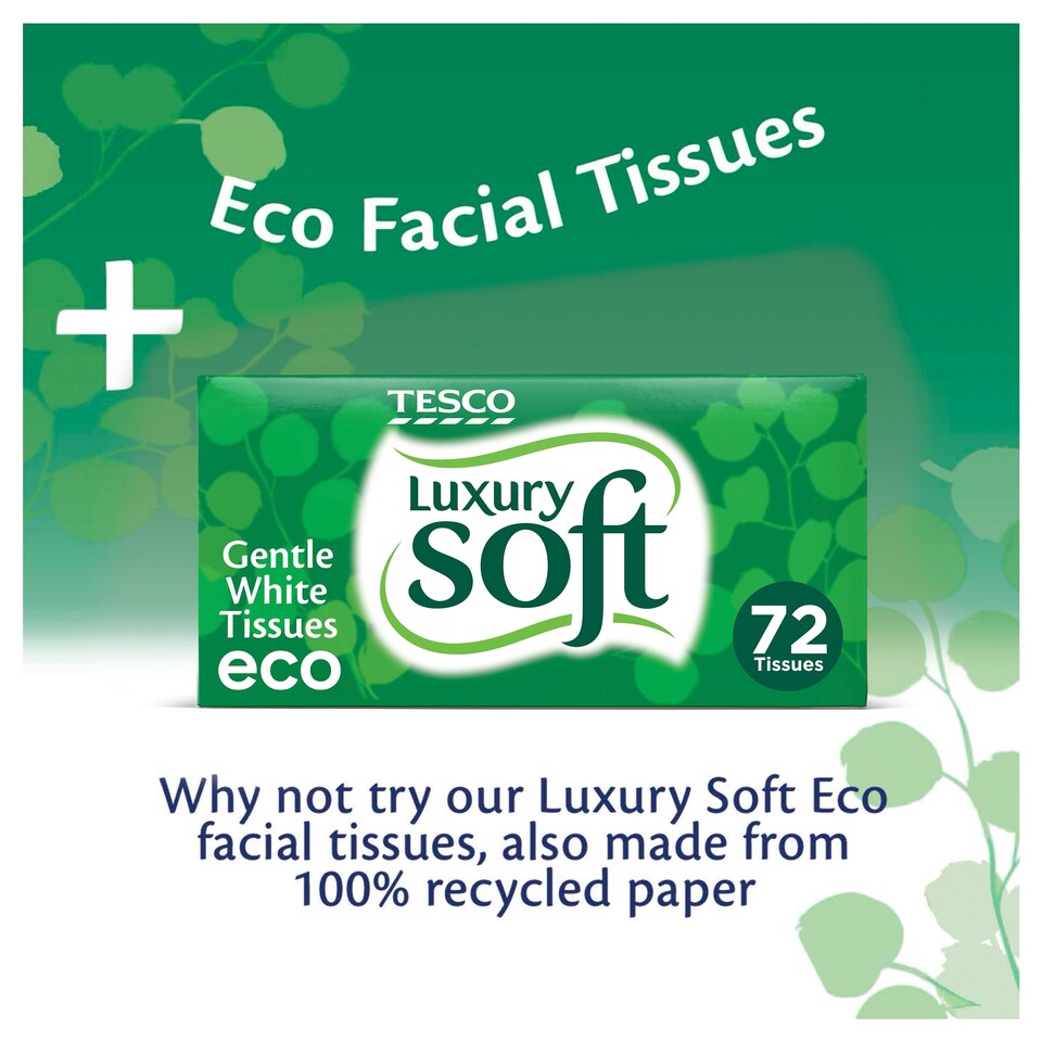 image 1 of Tesco Luxury Soft Eco Toilet Tissue 9 Rolls