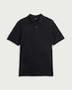 image 4 of F&F Pure Cotton Short Sleeved Polo Shirt in Black