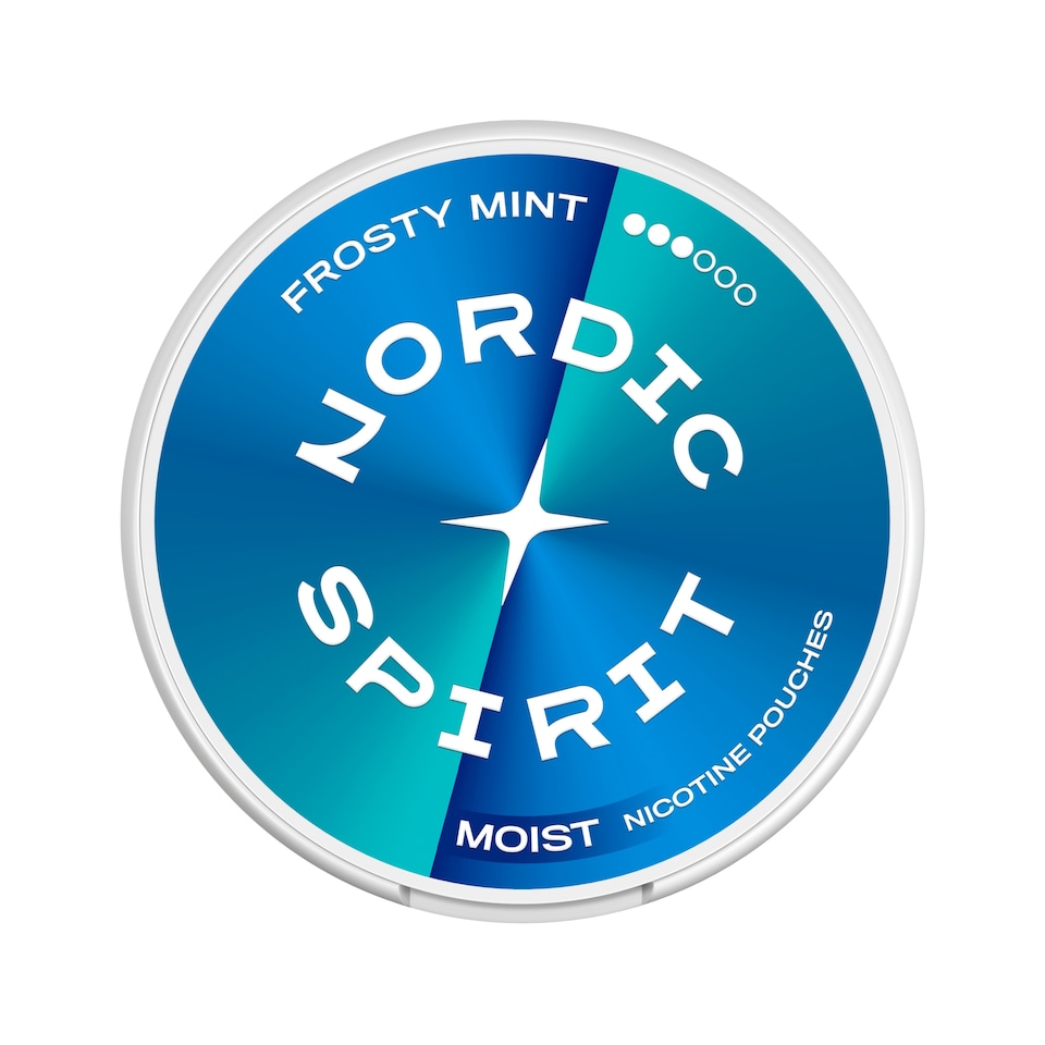image 1 of Nordic Spirit Frosty Mint Strong - Tobacco Free Nicotine Pouches 20 Pack 9mg 14g