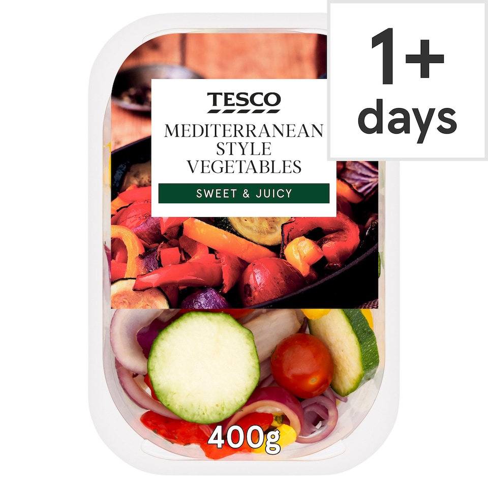 Tesco Mediterranean Style Vegetables 400G