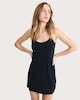 image 1 of F&F 2-Pack Contour Slip Dresses in Nude
