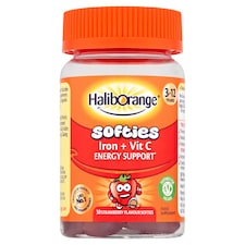 Haliborange Iron + Vitamin C Strawberry Softies x30