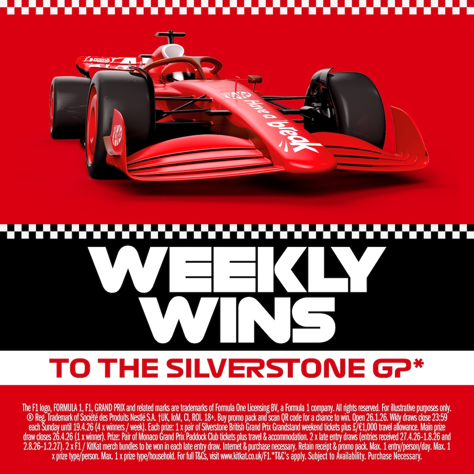 image 1 of Kit Kat 4 Finger Milk Chocolate Bar Multipack 41.5g 8 Pack