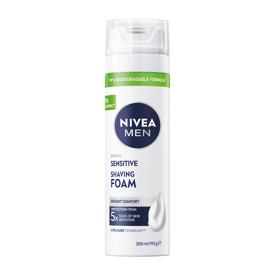 image 1 of NIVEA MEN Sensitive Shaving Foam 200ml