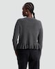 image 3 of F&F Frilly Button Front Cardigan  in Grey