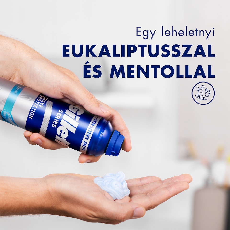 Gillette Series Hűsítő Borotvazselé Eukaliptusszal, 200ml 1. kép
