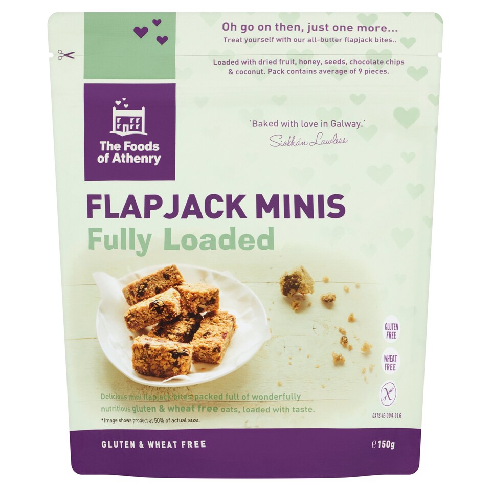 Foods Of Athenry Flapjack Bites 'The Works' 150G Tesco Groceries