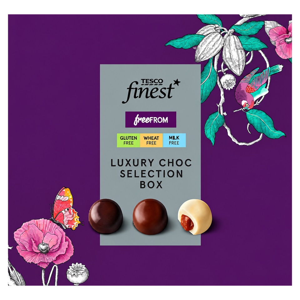 Tesco Finest Free From Chocolate Selection Box 90g