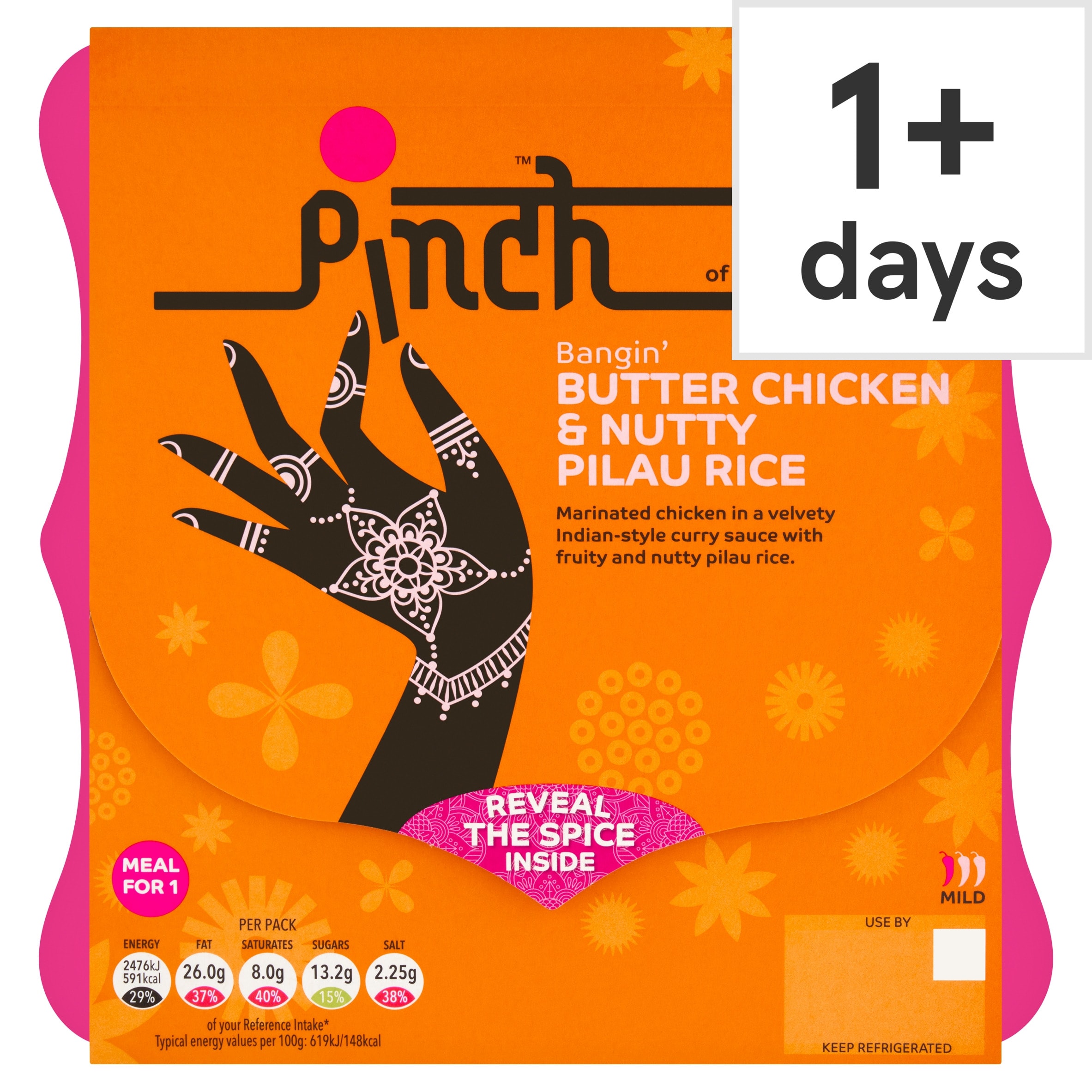Pinch Bangin’ Butter Chicken & Nutty Pilau Rice 400g