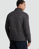 image 3 of F&F Fleece Snit Textured Zip Pocket Jacket in Grey