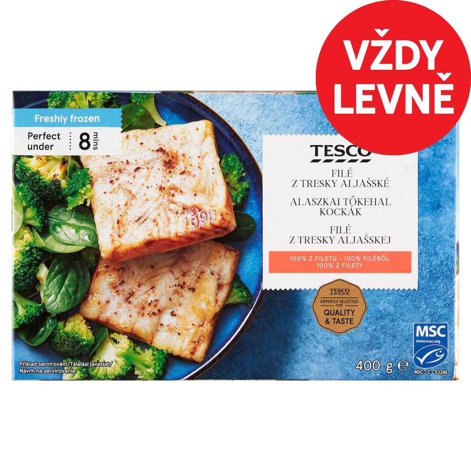 Tesco Alaska Cod Fillet 400g