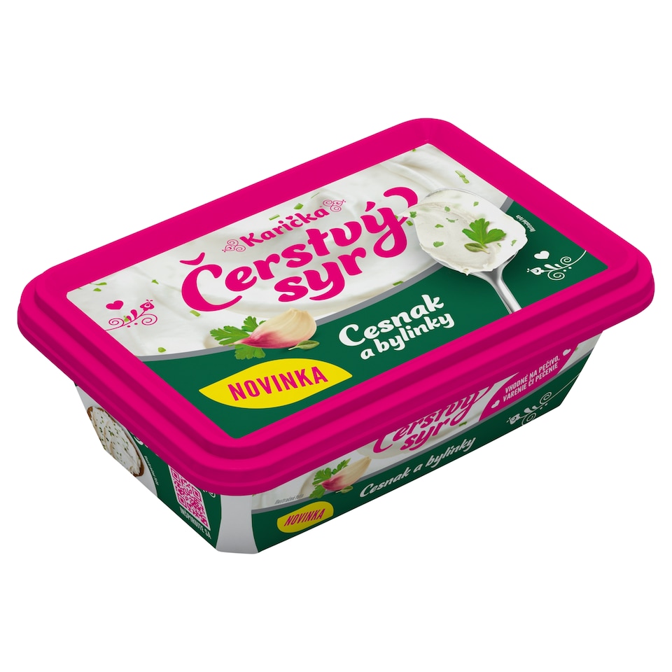 image 1 of Karička Fresh Cheese Garlic and Herbs 180 g