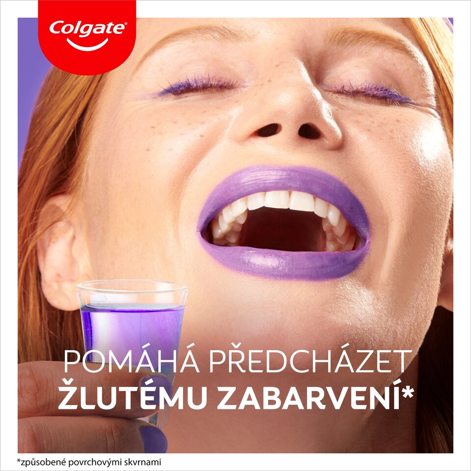 image 1 of Colgate Max White Purple Reveal Mouthwash {size}