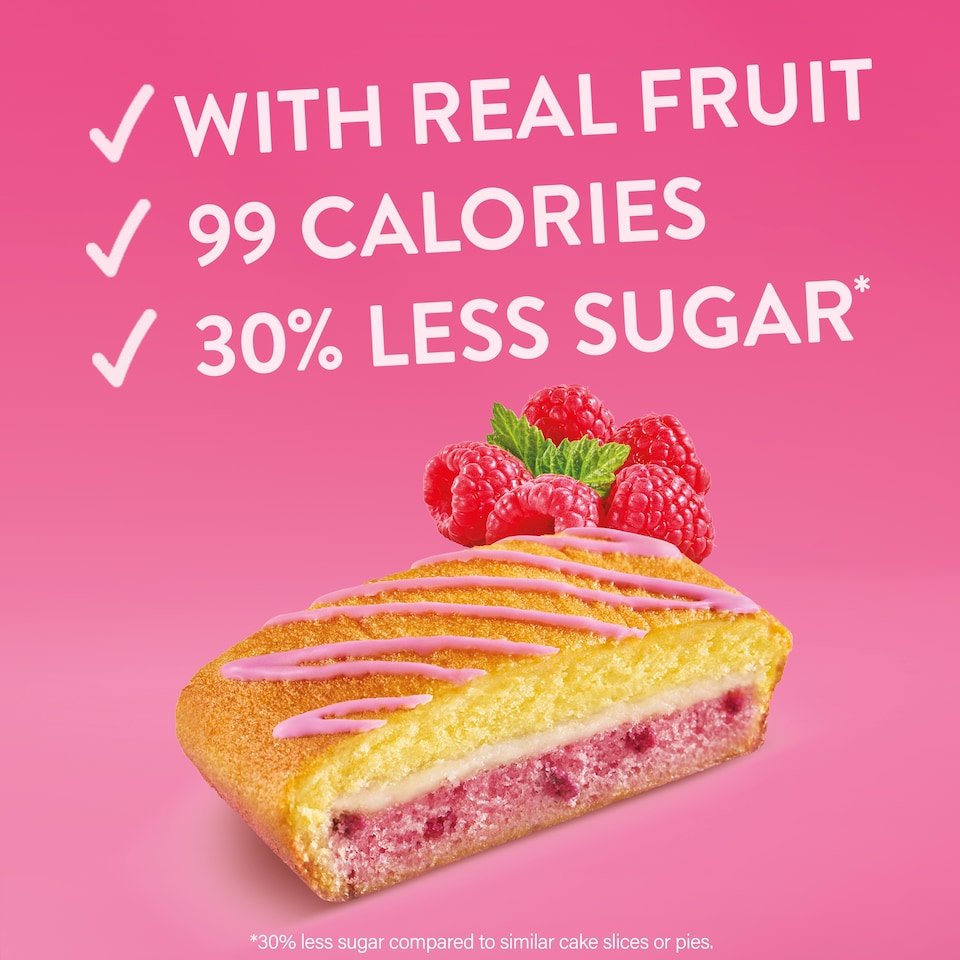 image 1 of Mr Kipling Angel Slices Raspberry Cake 6 Pack
