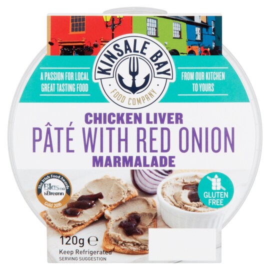 Kinsale Bay Food Co Red Onion Chicken Liver Pate 120G