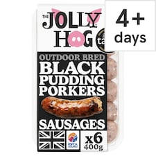 Jolly Hog Porky Black Sausages 400G