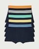 image 1 of F&F Boys 5-Pack Cotton Rich Boxer Shorts in Multi