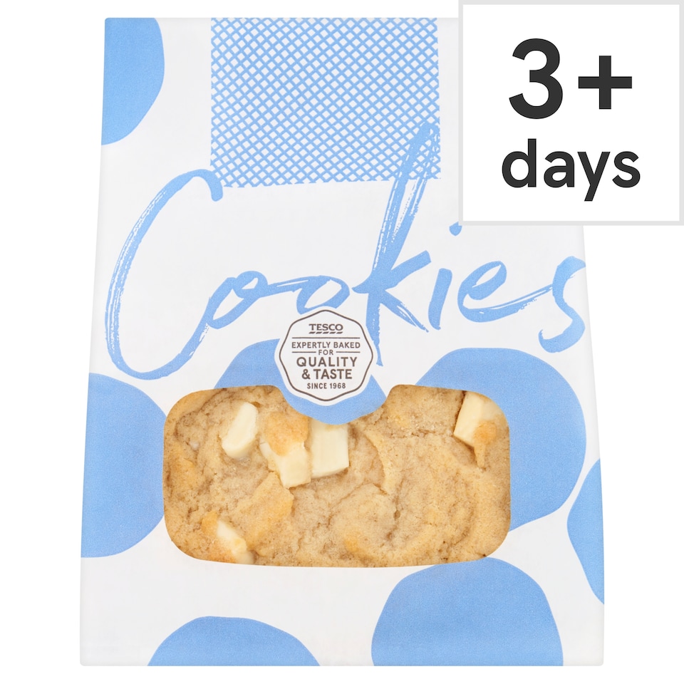 Tesco White Chocolate Cookies 5 Pack