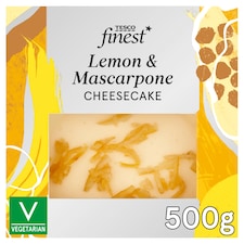 Tesco Finest Lemon & Mascarpone Cheesecake 500g