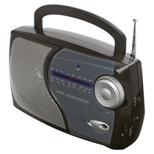 Tesco Black Kitchen Analogue Radio
