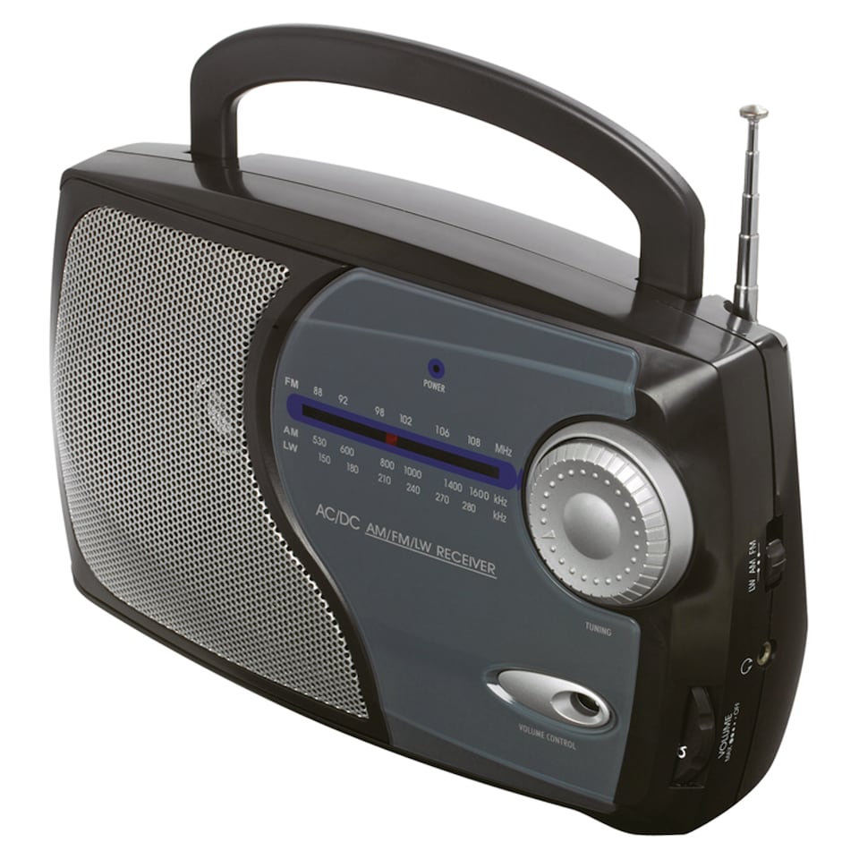 Tesco Black Kitchen Analogue Radio