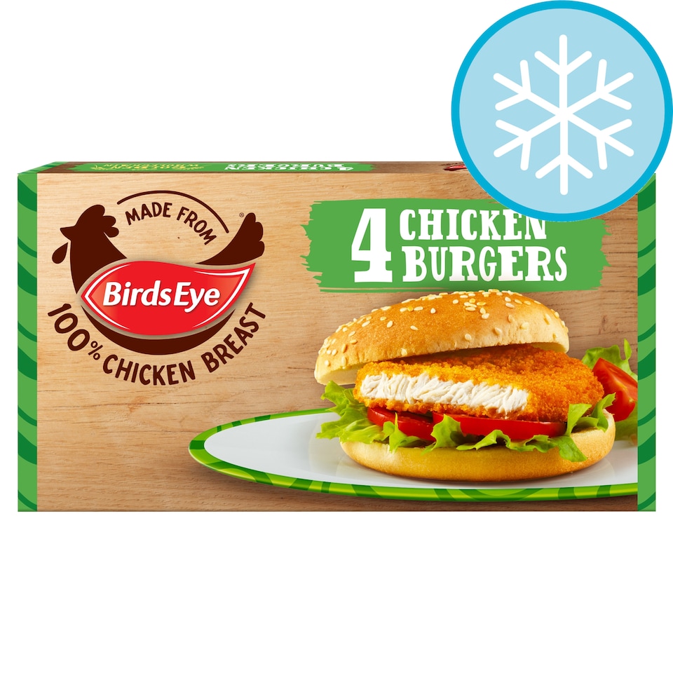 image 1 of Birds Eye 4 Chicken Burgers 200G