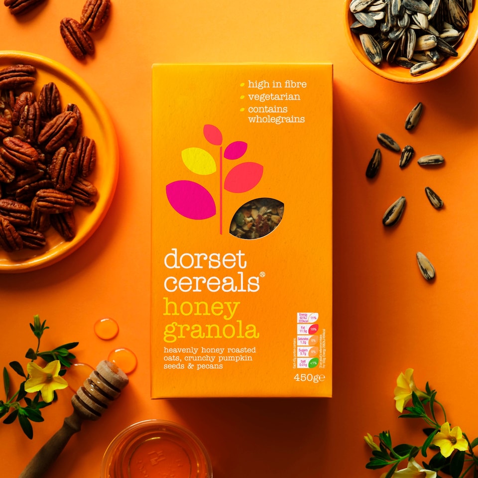 image 1 of Dorset Cereals Honey Granola Breakfast Cereal 450g
