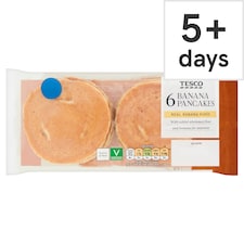Tesco Banana Pancakes 6 pack
