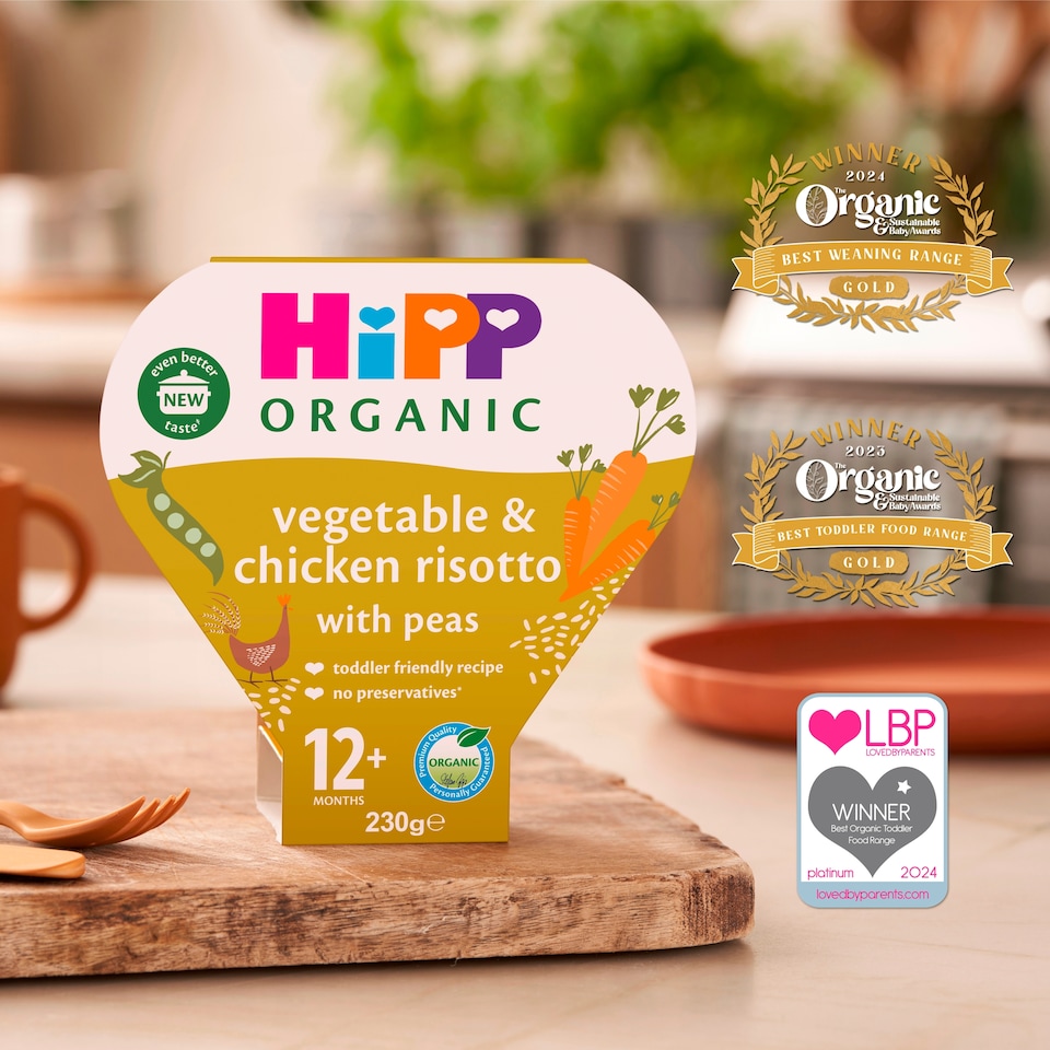 image 1 of Hipp Organic 1 Year Vegetable And Chicken Risotto 230G