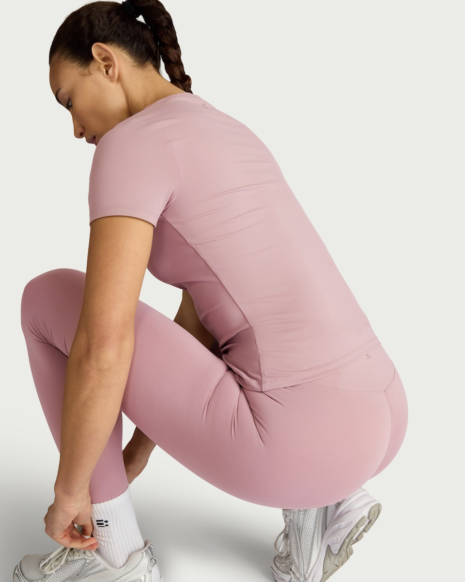 image 1 of F&F Active EVERYHOUR Short Sleeved T-Shirt  in Lilac