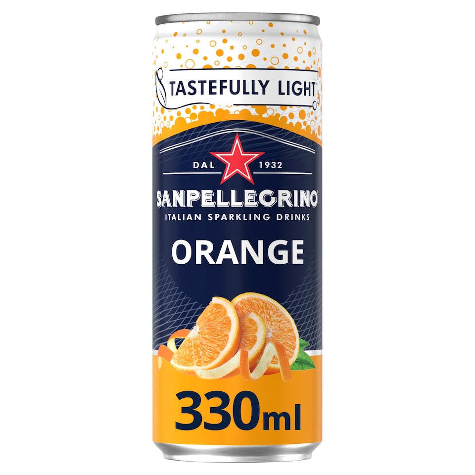 San Pellegrino Aranciata Sparking Orange Soft Drink 330ml