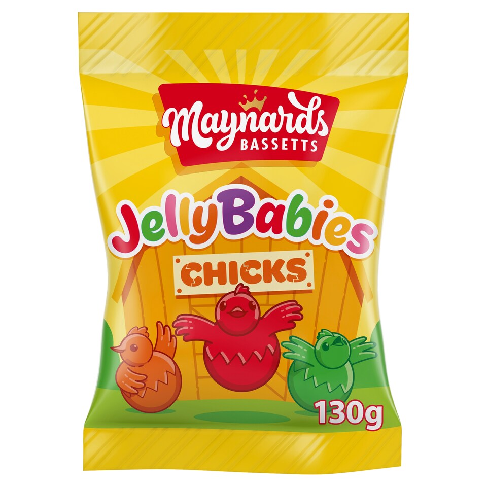 Maynards Bassetts Jelly Baby Chicks 130g